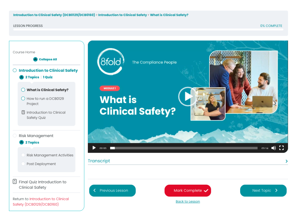 8fold Training 8foldGovernance launches training platform 8fold Training