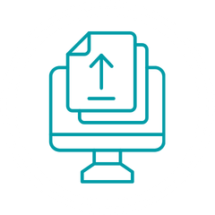 Icon: document upload