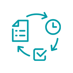 Icon: continuous improvement cycle